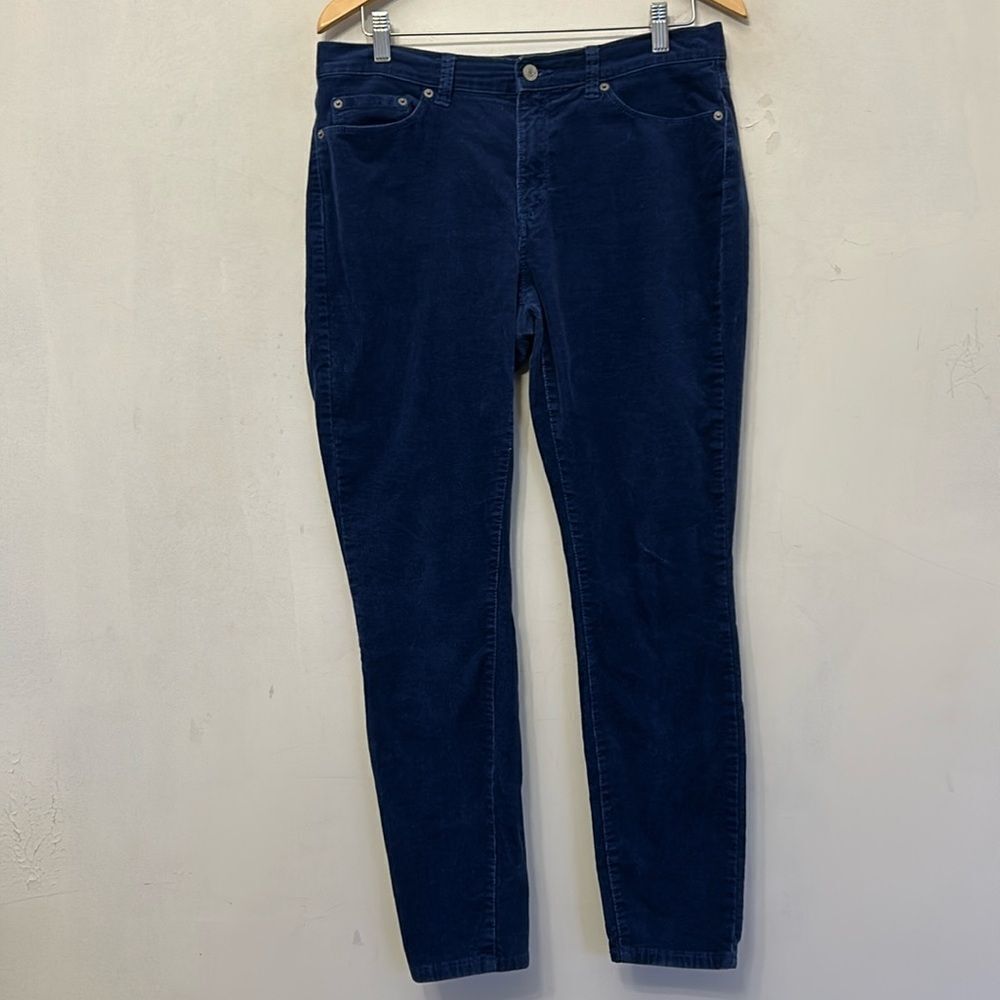 Banana Republic blue corduroy skinny pants Size 30 EUC